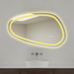 Lustro LED łazienkowe 80x45