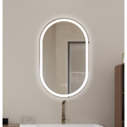 Lustro LED łazienkowe 50x80
