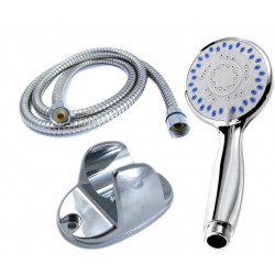 4 X ZESTAW PRYSZNICOWY WĄŻ + SŁUCHAWKA 5 FUNKCJI